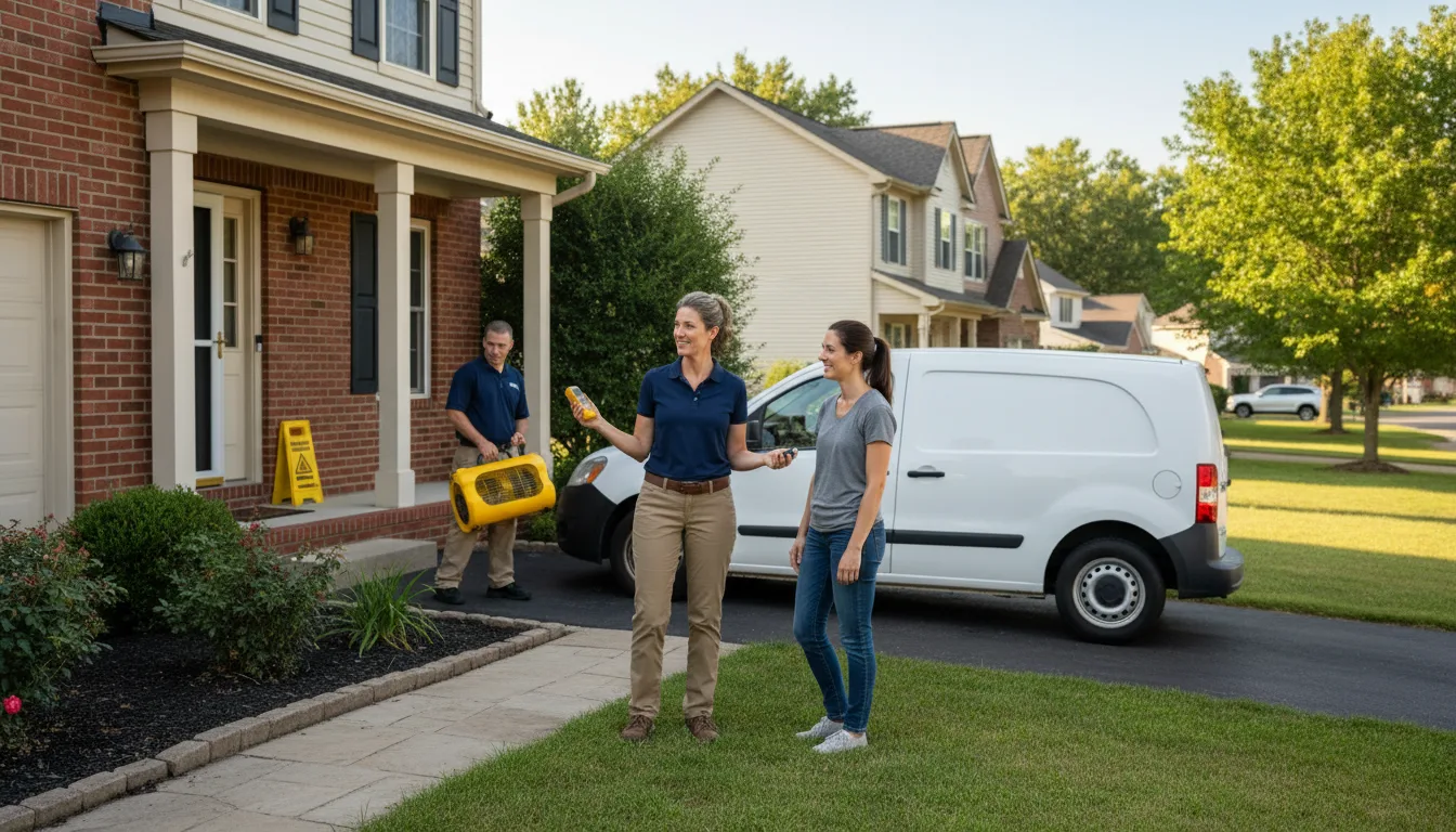 Water restoration image for Flood Water Cleanup, Removal And Restoration Services in Evanston, IN